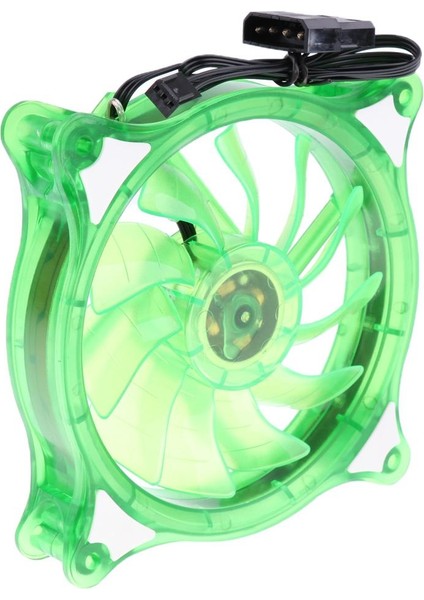 120MM Kasa Fan Uzun Ömür Hidrolik Yatak Bilgisayar Soğutma Fanı 12025 Yeşil (Yurt Dışından)