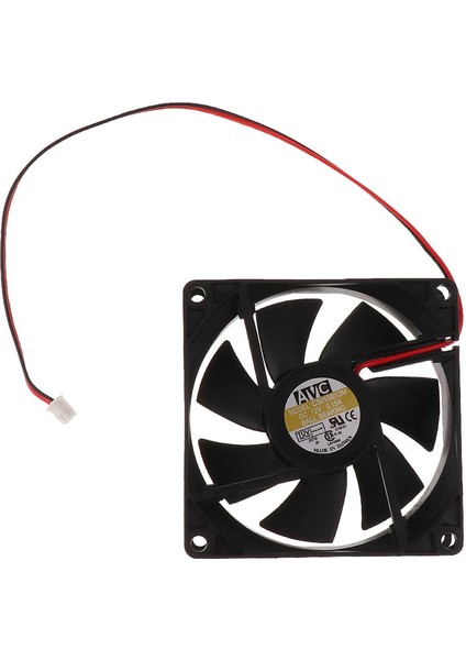 80MM Çift Top Rulman Sessiz Fan, Dc 12V Kasa Soğutma Fanları 80X80X25MM Için (Yurt Dışından)