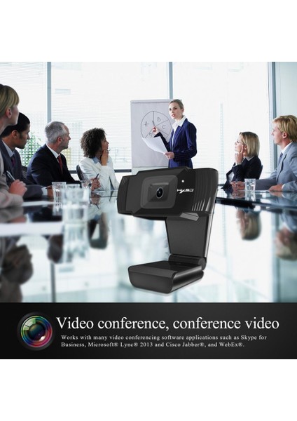 S70 Full Hd Webcam Video Arama Pc Için Dijital Web Kamera Mikrofonu (Yurt Dışından)