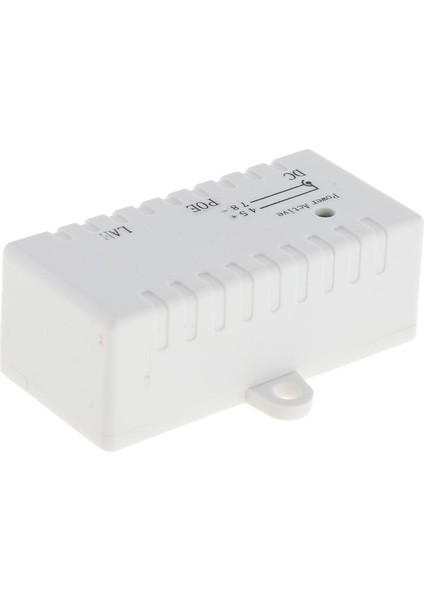Ethernet Enjektör Gigabit Splitter Adaptörü 0-100MBP Pasif Poe Power, Beyaz (Yurt Dışından)
