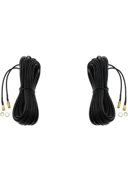2x Anten Uzatma Kablosu Rp-Sma Erkek Kadın Lan Router Hava Adaptörü # 3 (Yurt Dışından)