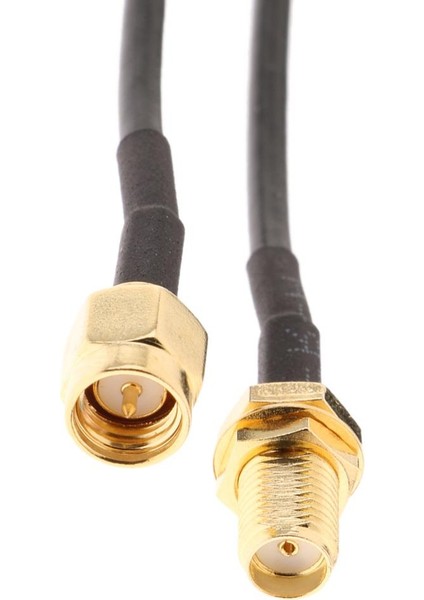 2x Anten Uzatma Kablosu Rp-Sma Erkek Kadın Lan Router Hava Adaptörü # 3 (Yurt Dışından)