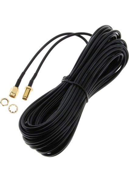 2x Anten Uzatma Kablosu Rp-Sma Erkek Kadın Lan Router Hava Adaptörü # 3 (Yurt Dışından)