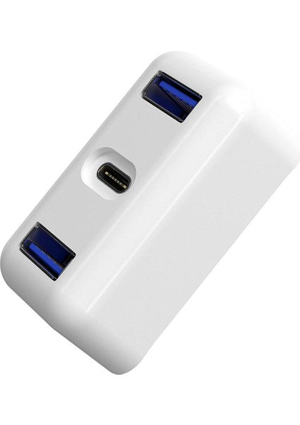 Çok Portlu USB 3.0 Hub Adaptörü, 2x Usb-A ve Usb-C Şarj Eşleme Istasyonu (Yurt Dışından)