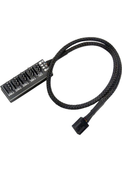 Pwm Fan Hub Splitter Güç Kaynağı Kablosu 4 Pin ve 3 Pin Soğutma Fanları Için (Yurt Dışından)