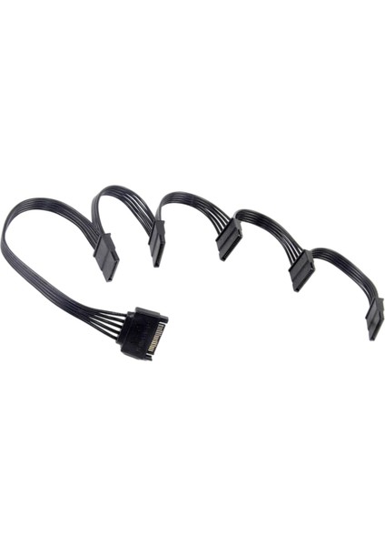 Dıy Pc Sunucusu Için 20 CM+4X10CM Sabit Sürücü Uzatma Kablosu Güç Kaynağı Sürücü (Yurt Dışından)