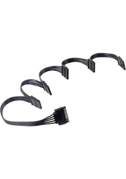 Dıy Pc Sunucusu Için 20 CM+4X10CM Sabit Sürücü Uzatma Kablosu Güç Kaynağı Sürücü (Yurt Dışından)