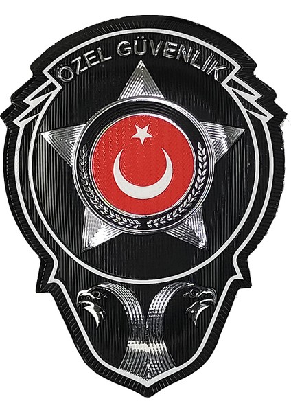 3 Boyutlu Özel Güvenlik Göğüs Arması
