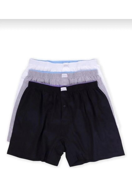 Erkek Pamuklu Büyük Beden Karışık Renkli Boxer 183 - 6 Adet modelleri