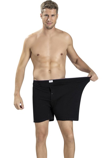 Erkek Pamuklu Büyük Beden Karışık Renkli Boxer 183 - 6 Adet fırsatları