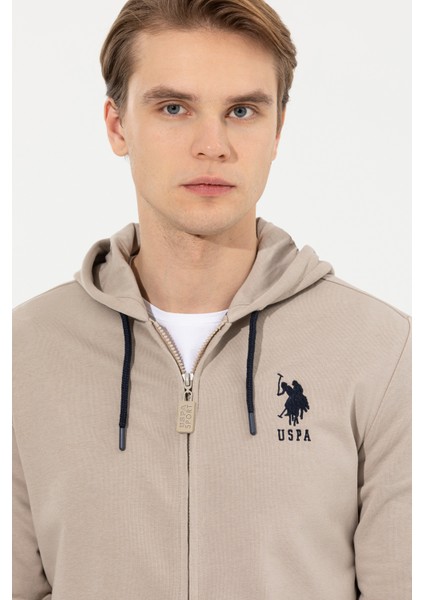 U.S. Polo Assn. Erkek Taş Sweatshirt 50253132-VR049