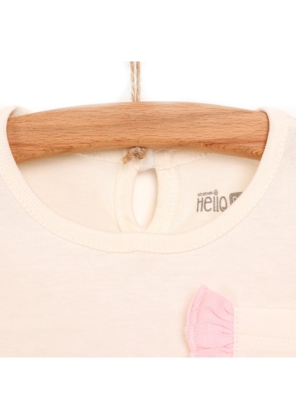 HelloBaby Cheerful Summer Flowers Bluz-Etek Kız Bebek