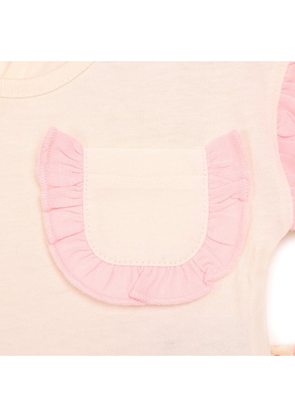 HelloBaby Cheerful Summer Flowers Bluz-Etek Kız Bebek
