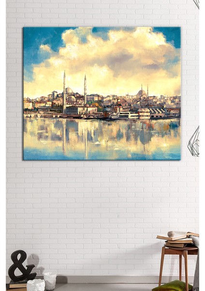 Istanbul Tarihi Yarımada Dekoratif Kanvas Tablo (6 Farklı Ölçü) fiyatları