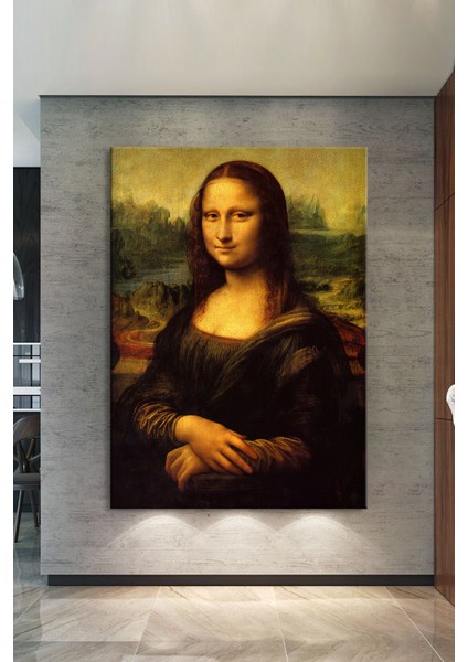 Leonardo Da Vinci Mona Lisa Kanvas Tablo ( 8 Farklı Ölçü )