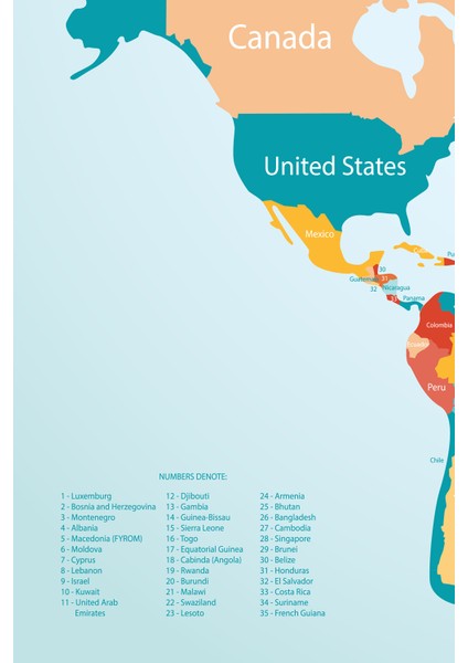 Dünya Haritası World Map Dekoratif Kanvas Tablo fiyatları