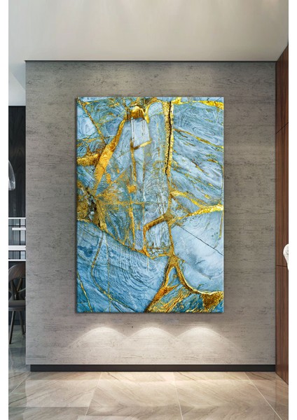 Renklerin Dansı Soyut Sanatsal Kanvas Tablo (8 Farklı Ölçü)