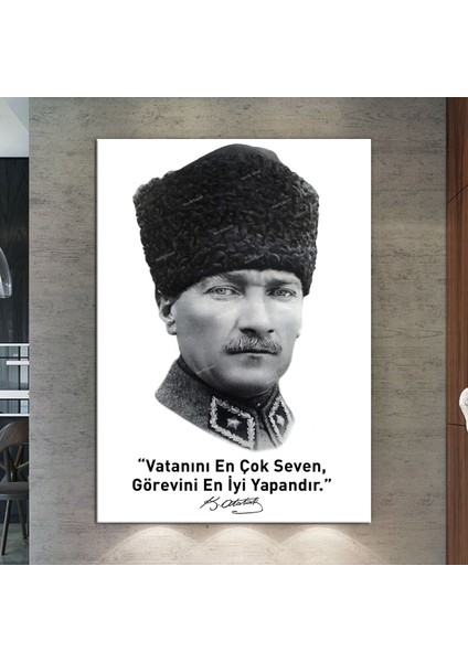 Ataürk Makam Panosu Mustafa Kemal Atatürk Makam Tablosu (8 Farklı Ölçü)