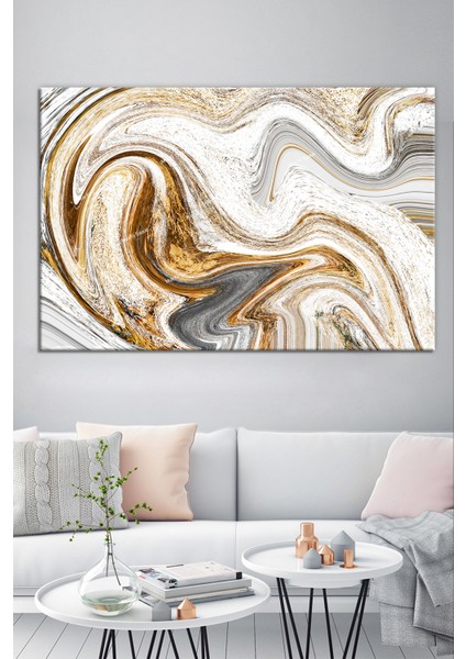 Renklerin Dansı Soyut Sanatsal Kanvas Tablo (8 Farklı Ölçü)