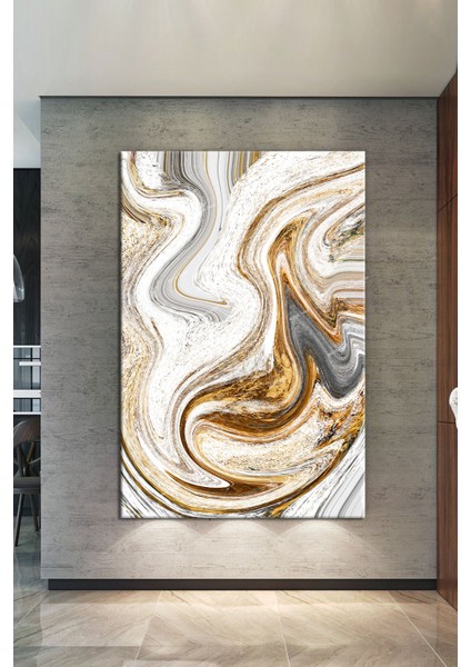 Renklerin Dansı Soyut Sanatsal Kanvas Tablo (8 Farklı Ölçü) fiyatları