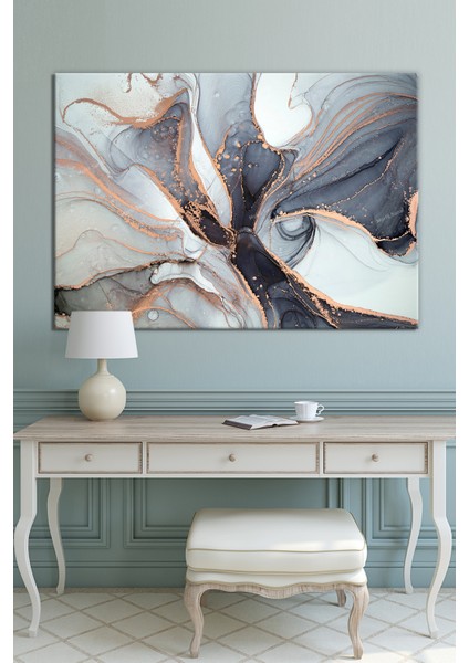 Renklerin Dansı Soyut Sanatsal Kanvas Tablo (8 Farklı Ölçü)