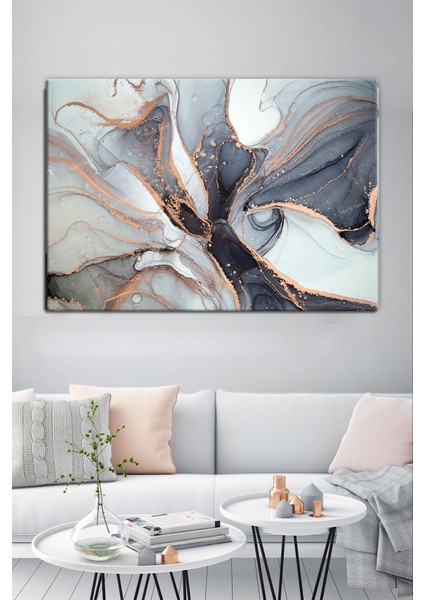 Renklerin Dansı Soyut Sanatsal Kanvas Tablo (8 Farklı Ölçü) fiyatları