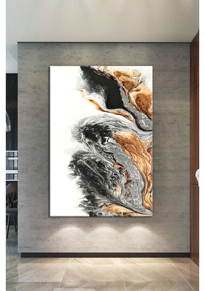 Renklerin Dansı Soyut Sanatsal Kanvas Tablo (8 Farklı Ölçü) fiyatları