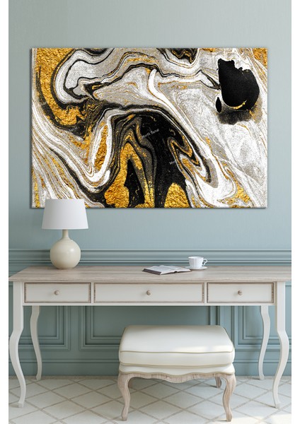 Renklerin Dansı Soyut Sanatsal Kanvas Tablo (8 Farklı Ölçü) modelleri