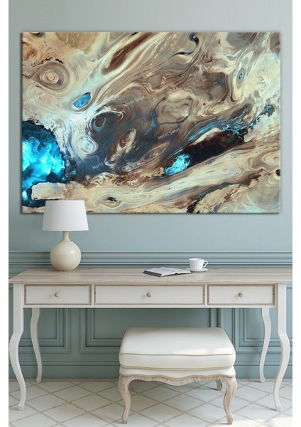 Renklerin Dansı Soyut Sanatsal Kanvas Tablo (8 Farklı Ölçü) fiyatları