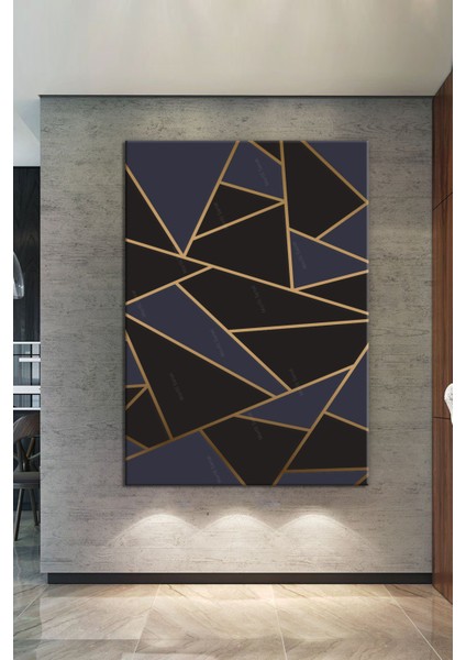 Renklerin Dansı Soyut Sanatsal Kanvas Tablo (8 Farklı Ölçü)