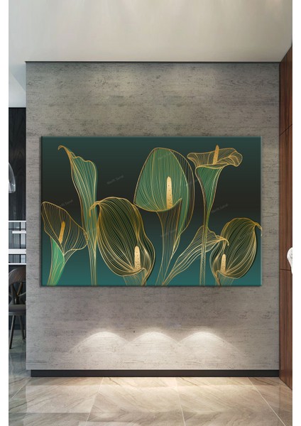 Yapraklar Dekoartif Sanatsal Kanvas Tablo (8 Farklı Ölçü) fiyatları