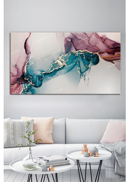 Renklerin Dansı Soyut Sanatsal Kanvas Tablo (8 Farklı Ölçü) fiyatları