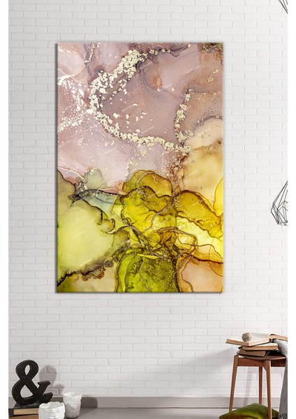 Renklerin Dansı Soyut Sanatsal Kanvas Tablo (8 Farklı Ölçü)