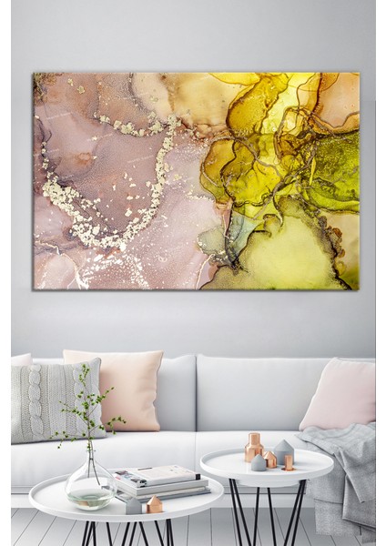 Renklerin Dansı Soyut Sanatsal Kanvas Tablo (8 Farklı Ölçü) fiyatları