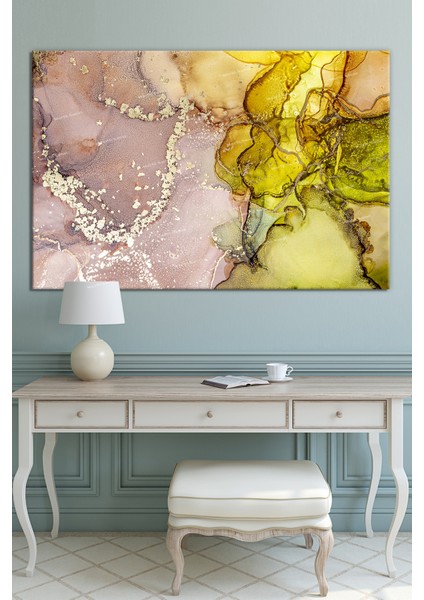 Renklerin Dansı Soyut Sanatsal Kanvas Tablo (8 Farklı Ölçü) modelleri