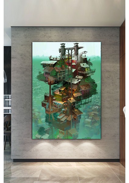 Mimarlara Özel Mimari Dekoratif Kanvas Tablo