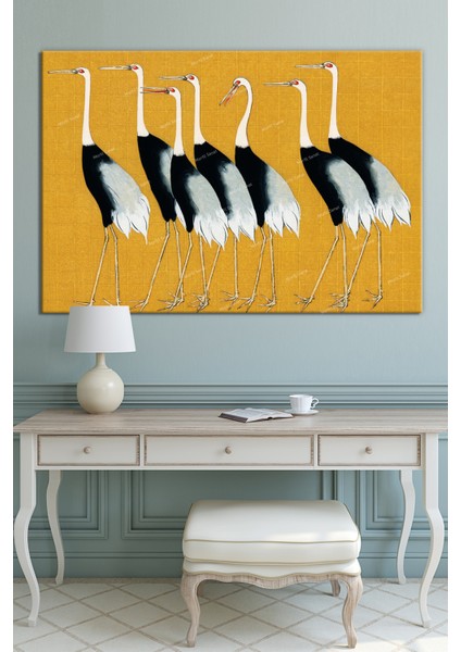Kuşlar Zarif Kuşlar Dekoratif Kanvas Tablo