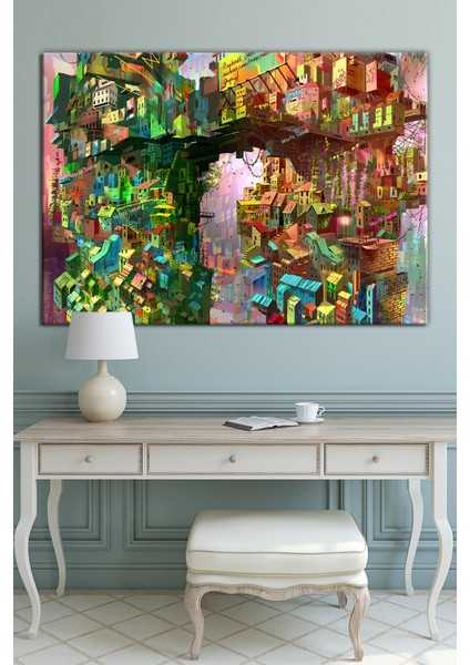 Mimarlara Özel Mimari Dekoratif Kanvas Tablo