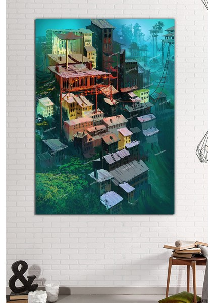 Mimarlara Özel Mimari Dekoratif Kanvas Tablo