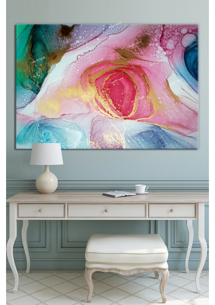 Renklerin Dansı Soyut Sanatsal Muhteşem Kanvas Tablo (8 Farklı Ölçü)