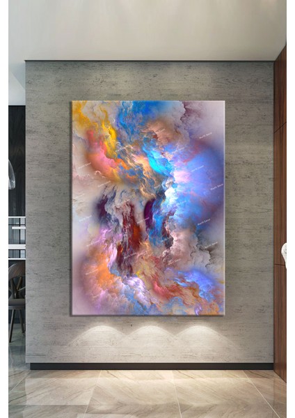 Renklerin Dansı Soyut Sanatsal Kanvas Tablo fiyatları
