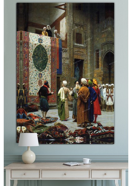 Jean Leon Gerome Halı Tüccarı Kanvas Tablo fiyatları