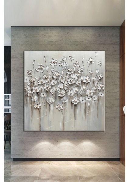 Çiçekler Sanatsal Dekoratif Kanvas Tablo fiyatları