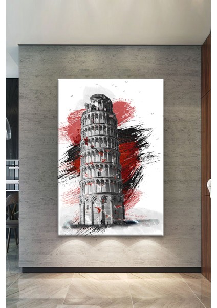 Pisa Kulesi Dekoratif Kanvas Tablo fiyatları