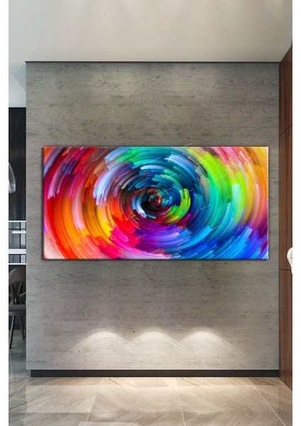 Renklerin Dansı Soyut Sanatsal Kanvas Tablo fiyatları