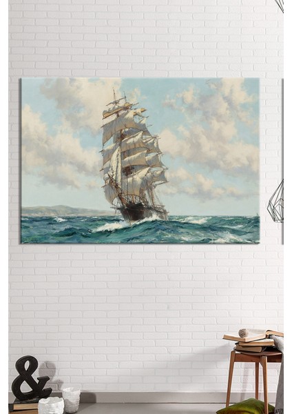 Yelkenli Deniz Sanatsal Kanvas Tablo fiyatları