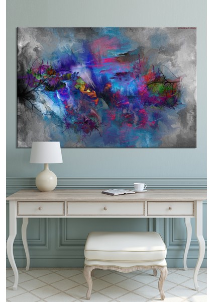 Soyut Sanatsal Dekoratif Kanvas Tablo