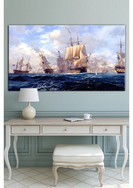 Yelkenli Deniz Sanatsal Kanvas Tablo fiyatları