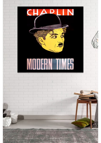 Charlie Chaplin Modern Times Modern Zamanlar Kanvas Tablo