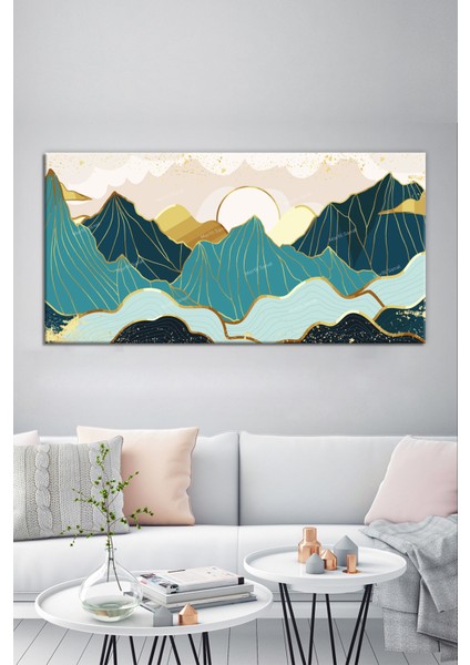 Dağlar Dekoratif Sanatsal Kanvas Tablo (8 Farklı Ölçü)